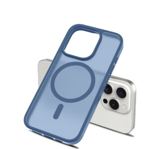 Solidenz FrostMag iPhone 16 Pro Max hoesje - Donkerblauw - 4