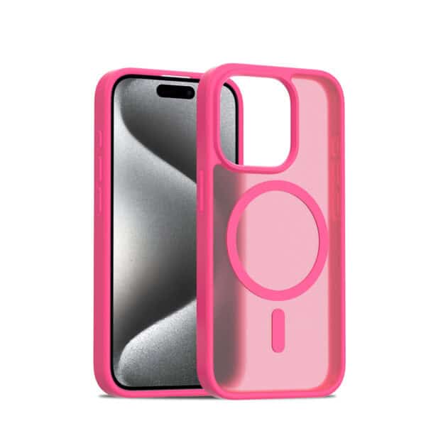 Solidenz FrostMag iPhone 16 Pro Max hoesje - Fel roze