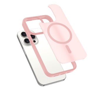 iPhone 15 Pro Max hoesje Solidenz FrostMag MagSafe case roze - 1
