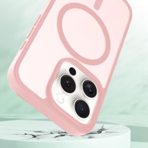 iPhone 15 Pro Max hoesje Solidenz FrostMag MagSafe case roze - 3