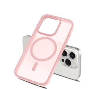 iPhone 15 Pro Max hoesje Solidenz FrostMag MagSafe case roze - 4