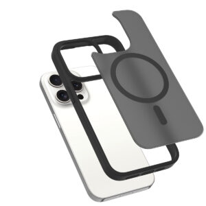 Solidenz FrostMag iPhone 16 Pro hoesje - Zwart - 1