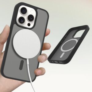 Solidenz FrostMag iPhone 16 Pro hoesje - Zwart - 2
