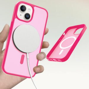Solidenz FrostMag iPhone 15 hoesje - Fel Roze - 2