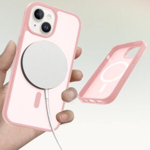 Solidenz FrostMag iPhone 15 hoesje - Roze - 2
