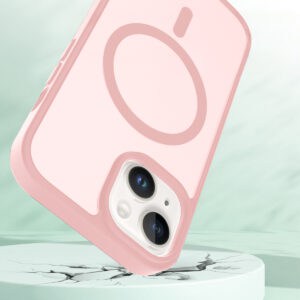 Solidenz FrostMag iPhone 15 hoesje - Roze - 3
