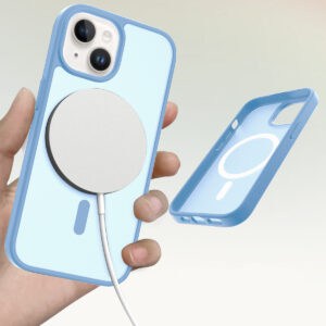 Solidenz FrostMag iPhone 15 hoesje - Sierra blauw - 2