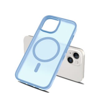 Solidenz FrostMag iPhone 15 hoesje - Sierra blauw - 4