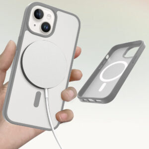 Solidenz FrostMag iPhone 15 hoesje - Titanium - 2