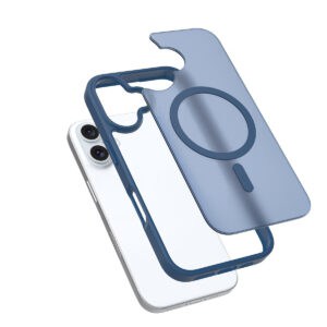 Solidenz FrostMag iPhone 16 Plus hoesje - Donkerblauw - 1