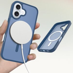 Solidenz FrostMag iPhone 16 Plus hoesje - Donkerblauw - 2