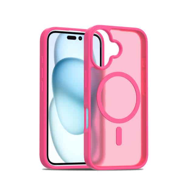 Solidenz FrostMag iPhone 16 Plus hoesje - Fel roze