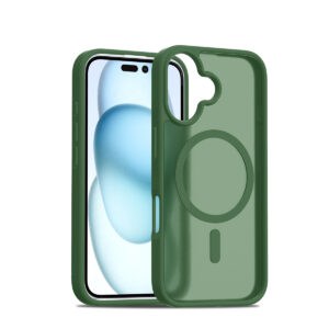 Solidenz FrostMag iPhone 16 hoesje - Groen Main Image