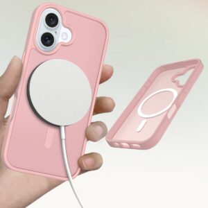 Solidenz FrostMag iPhone 16 Plus hoesje - Roze - 2