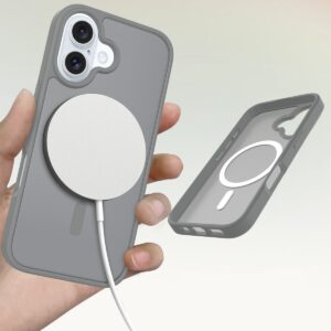 Solidenz FrostMag iPhone 16 hoesje - Titanium - 2