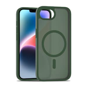 Solidenz FrostMag iPhone 16e hoesje - Groen Main Image