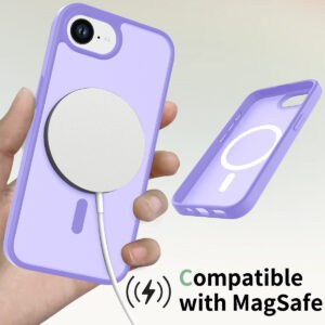 Solidenz FrostMag iPhone 16e hoesje - Lavendel - 2