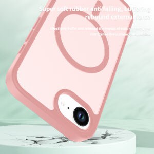 Solidenz FrostMag iPhone 16e hoesje - Roze - 3