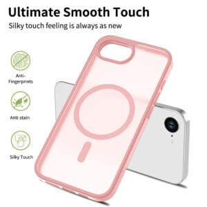 Solidenz FrostMag iPhone 16e hoesje - Roze - 4