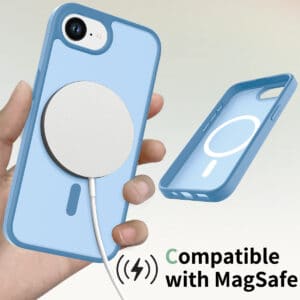 Solidenz FrostMag iPhone 16e hoesje - Sierra blauw - 2