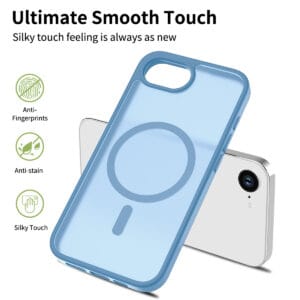 Solidenz FrostMag iPhone 16e hoesje - Sierra blauw - 4