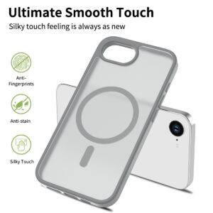 Solidenz FrostMag iPhone 16e hoesje - Titanium - 4