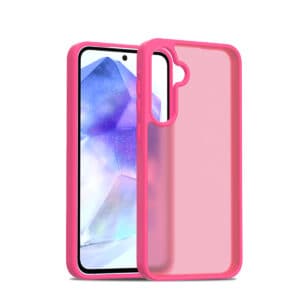 Solidenz Frosted Samsung Galaxy A55 hoesje - Fel roze Main Image