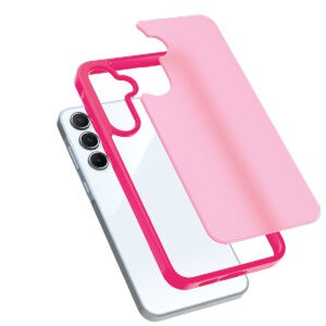 Solidenz Frosted Samsung Galaxy A55 hoesje - Fel roze - 1