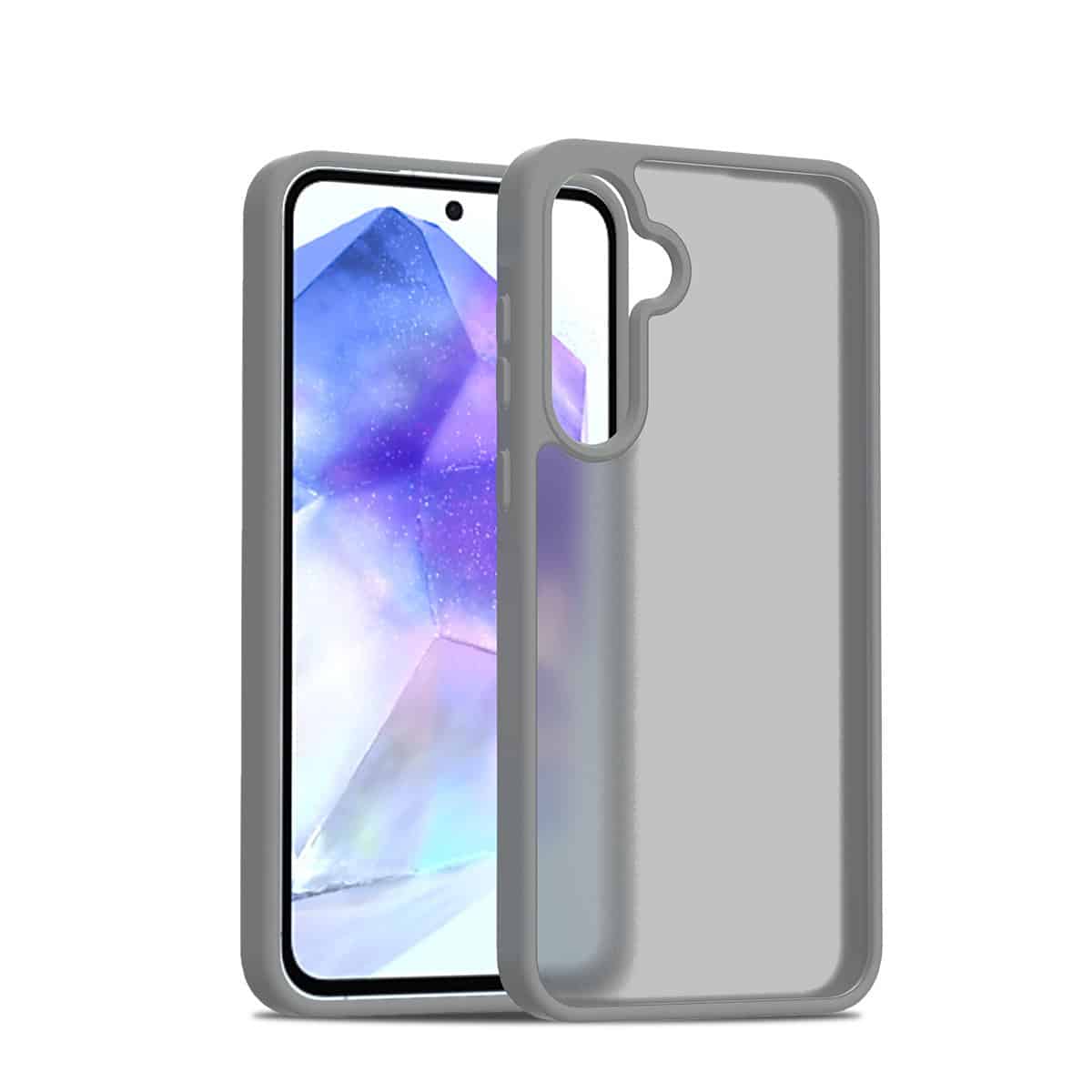 Solidenz Frosted Samsung Galaxy A55 hoesje - Titanium Main Image