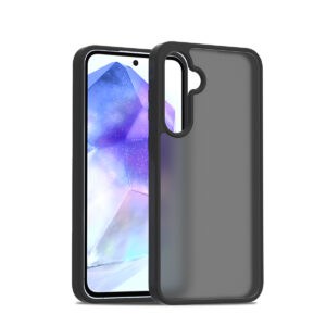 Solidenz Frosted Samsung Galaxy A55 hoesje - Zwart Main Image