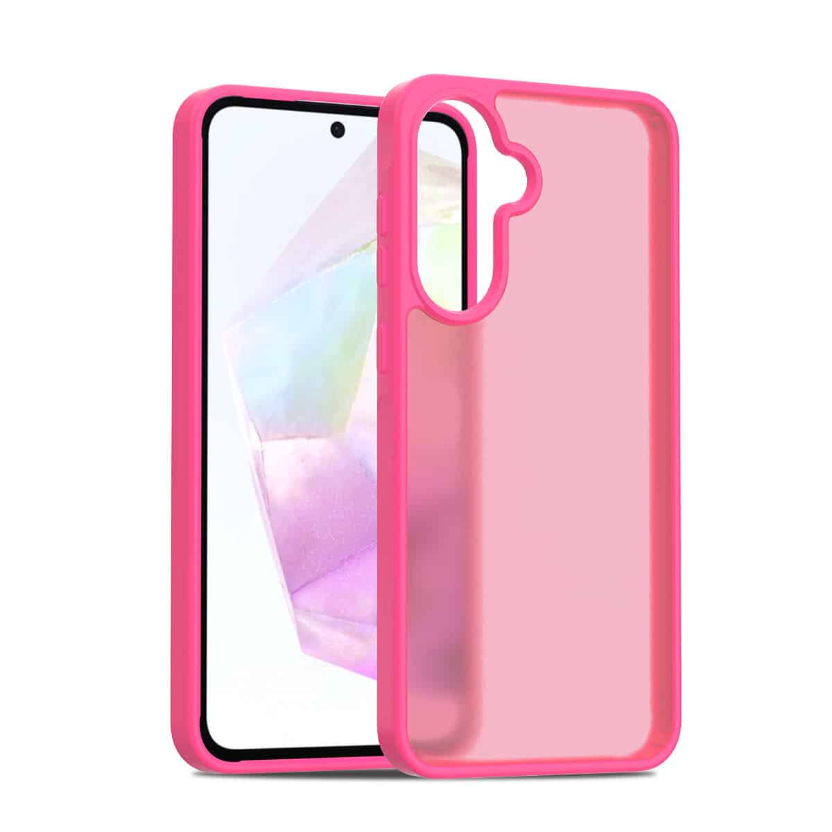 Solidenz Frosted Samsung Galaxy A56 / A36 hoesje - Fel roze Main Image