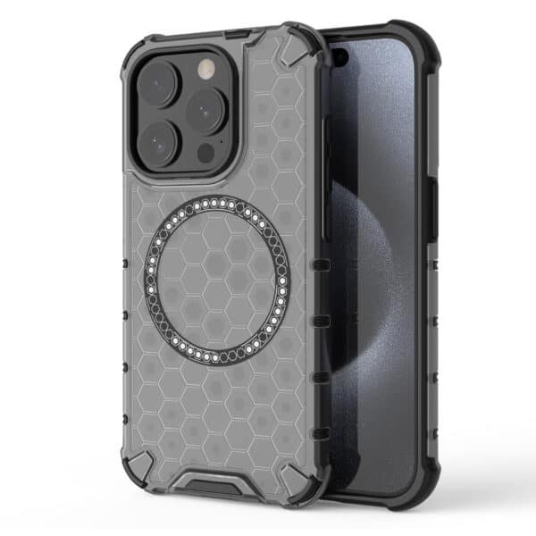 iPhone 15 Pro Max hoesje Solidenz HexArmor MagShield MagSafe zwart