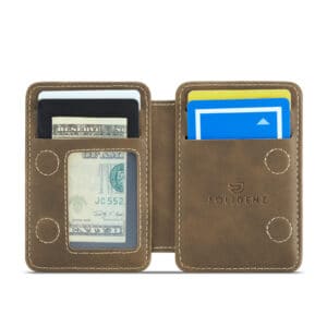 Solidenz MagSafe Wallet tot 4 kaarten - Bruin - 2