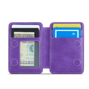 Solidenz MagSafe Wallet tot 4 kaarten - Paars - 2