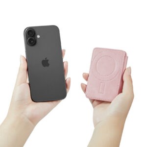 Solidenz MagSafe Wallet tot 4 kaarten - Roze - 7