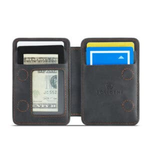 Solidenz MagSafe Wallet tot 4 kaarten - Zwart - 2