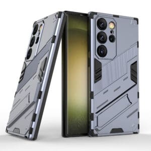 Solidenz StandGuard Xtreme Samsung Galaxy S24 Ultra hoesje - Grijs Main Image