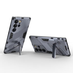 Solidenz StandGuard Xtreme Samsung Galaxy S24 Ultra hoesje - Grijs - 2