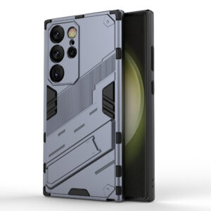 Solidenz StandGuard Xtreme Samsung Galaxy S24 Ultra hoesje - Grijs - 4
