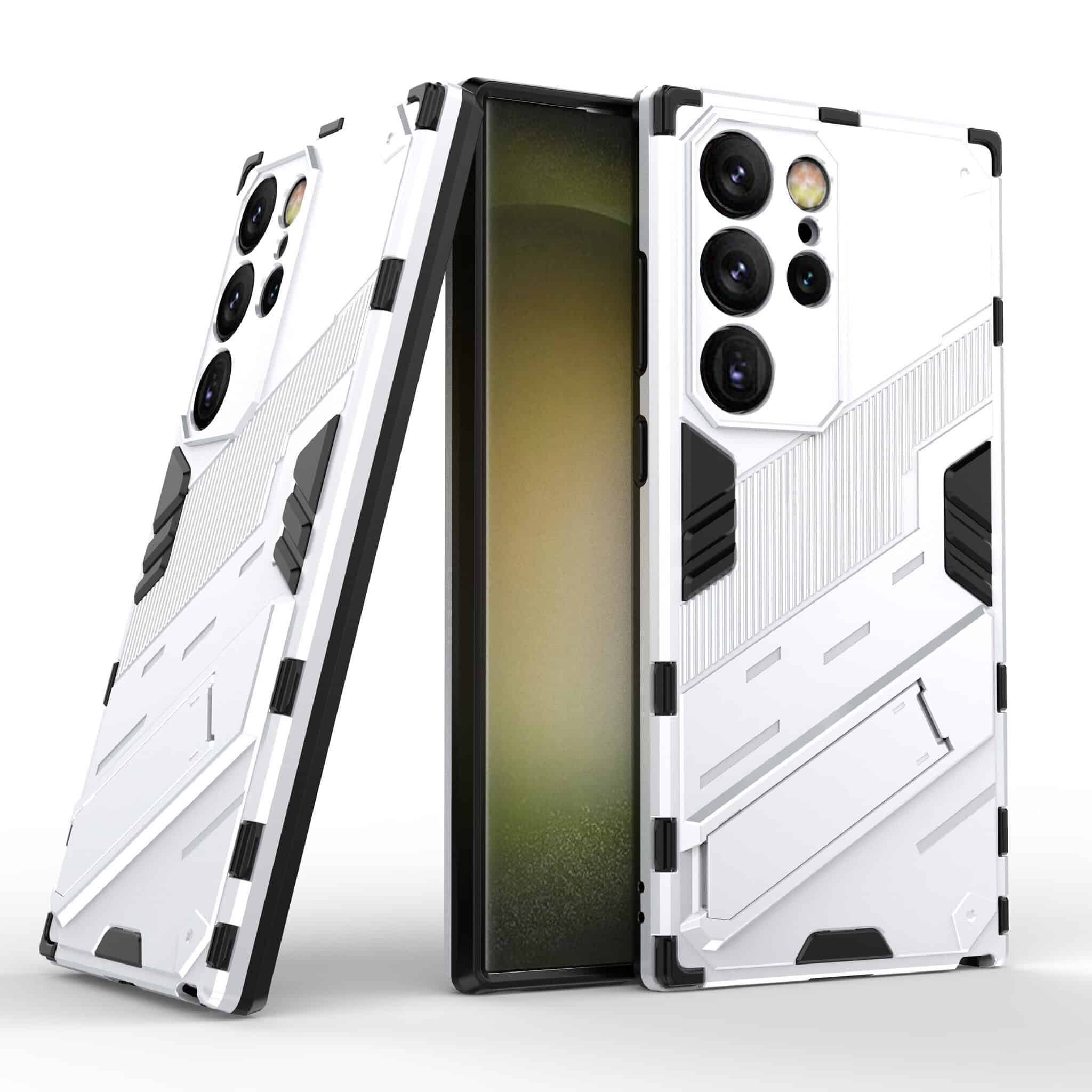 Solidenz StandGuard Xtreme Samsung Galaxy S24 Ultra hoesje - Wit Main Image