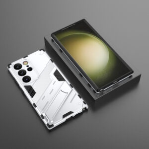 Solidenz StandGuard Xtreme Samsung Galaxy S24 Ultra hoesje - Wit - 6