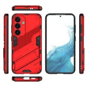 Solidenz StandGuard Xtreme Samsung Galaxy S24 FE hoesje - Rood - 1