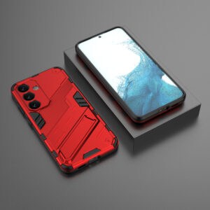 Solidenz StandGuard Xtreme Samsung Galaxy S24 FE hoesje - Rood - 6