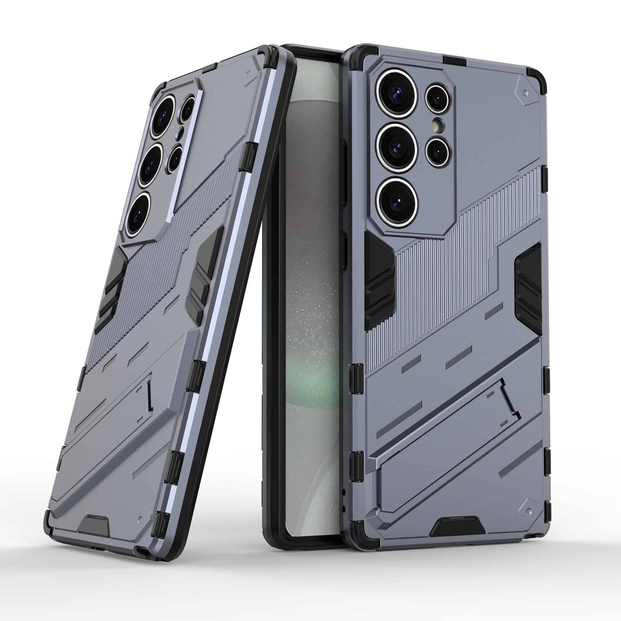 Solidenz StandGuard Xtreme Samsung Galaxy S25 Ultra hoesje - Grijs Main Image