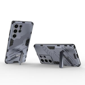 Solidenz StandGuard Xtreme Samsung Galaxy S25 Ultra hoesje - Grijs - 2