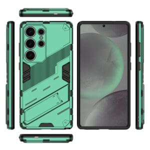 Solidenz StandGuard Xtreme Samsung Galaxy S25 Ultra hoesje - Groen - 1
