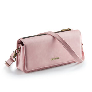 Solidenz Universele Schoudertas voor Telefoon en Portemonnee tot 7.5 inch - Roze - 1