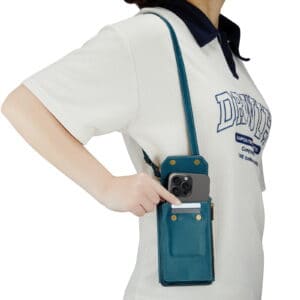 Solidenz Universeel Telefoontasje en portemonnee tot 7.3 inch - Blauw - 6