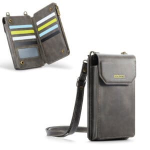 Solidenz Universeel Telefoontasje en portemonnee tot 7.3 inch - Bruin Main Image