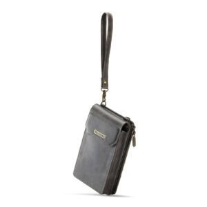 Solidenz Universeel Telefoontasje en portemonnee tot 7.3 inch - Bruin - 8